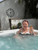 enjoying hottub  ?? spa day with sunday lunch