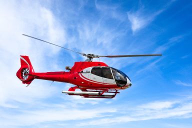 12 Mile Helicopter Flight with a Glass of Bubbly & Chocolates