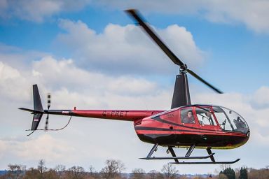 Helicopter Flight with Non-Alcoholic Bubbly and Chocolates for 2