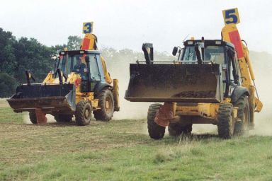 JCB Digger Racing Experience at Diggerland