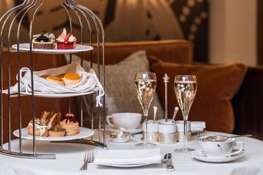 Champagne Afternoon Tea for Two at Sheraton Grand London Park Lane Hotel