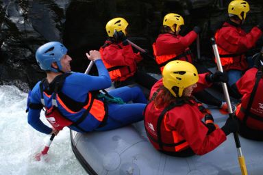 White Water Rafting Session