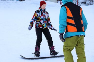 Snowboarding Lesson