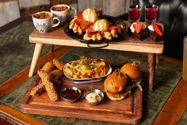 Afternoon Tea for Two with Fizz or A Cocktail at Revolution Bars