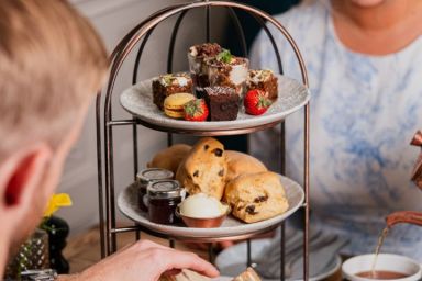 Afternoon Tea for Two at The Lodge, Duxford & Entrance to IWM