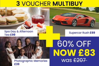 Spa, Speed & Smiles – 3 Voucher Multibuy