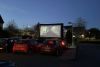 Family Outdoor or Drive In Cinema with Pizza