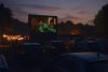 Family Outdoor or Drive In Cinema with Pizza