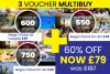 The Ultimate Choice – 3 Voucher Multibuy