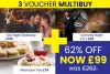 Stay, Laugh & Indulge – 3 Voucher Multibuy