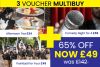 Eat, Laugh & Play – 3 Voucher Multibuy