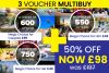 The Ultimate Choice – 3 Voucher Multibuy