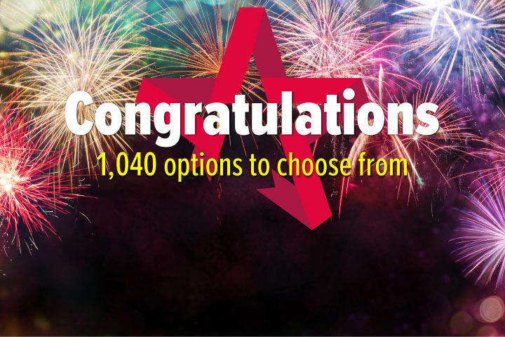Congratulations - Gift Experience Voucher