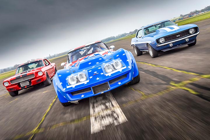 Ford Mustang, Chevrolet Camaro SS or Corvette Racer Experience