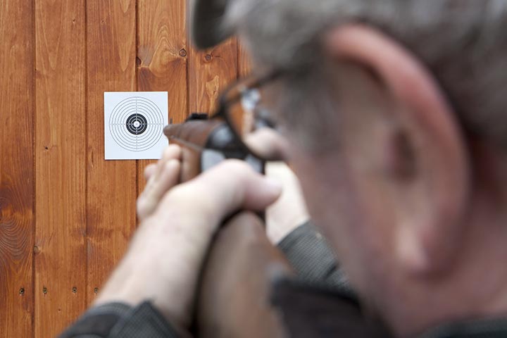 Air Rifle Shooting Experience with Exploding Targets