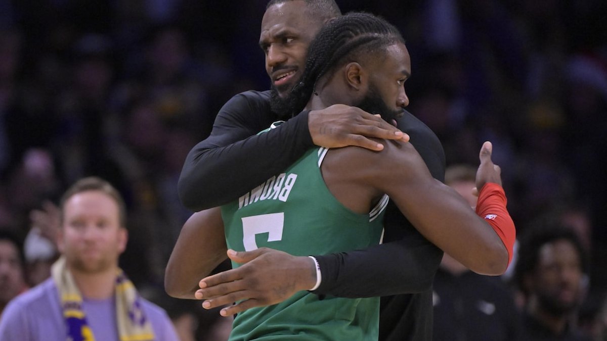 LeBron James Defends Jaylen Brown's Unique Personality - jaylen brown