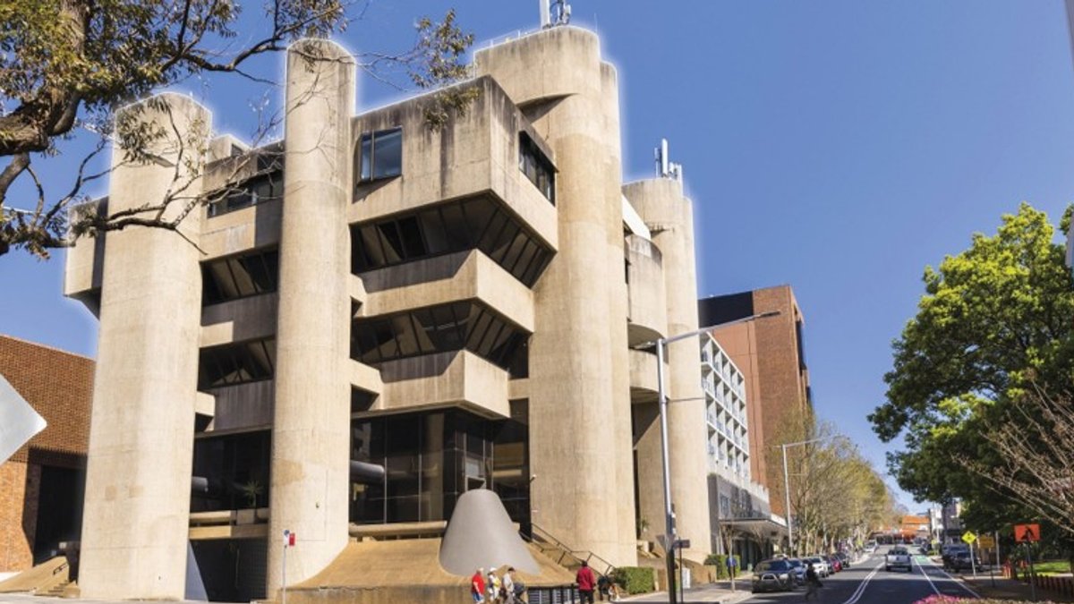 Sydney Brutalist office listed for Metro-adjacent redevelopment Sydney Brutalist office listed for Metro-adjacent redevelopment - brutalist office sydney