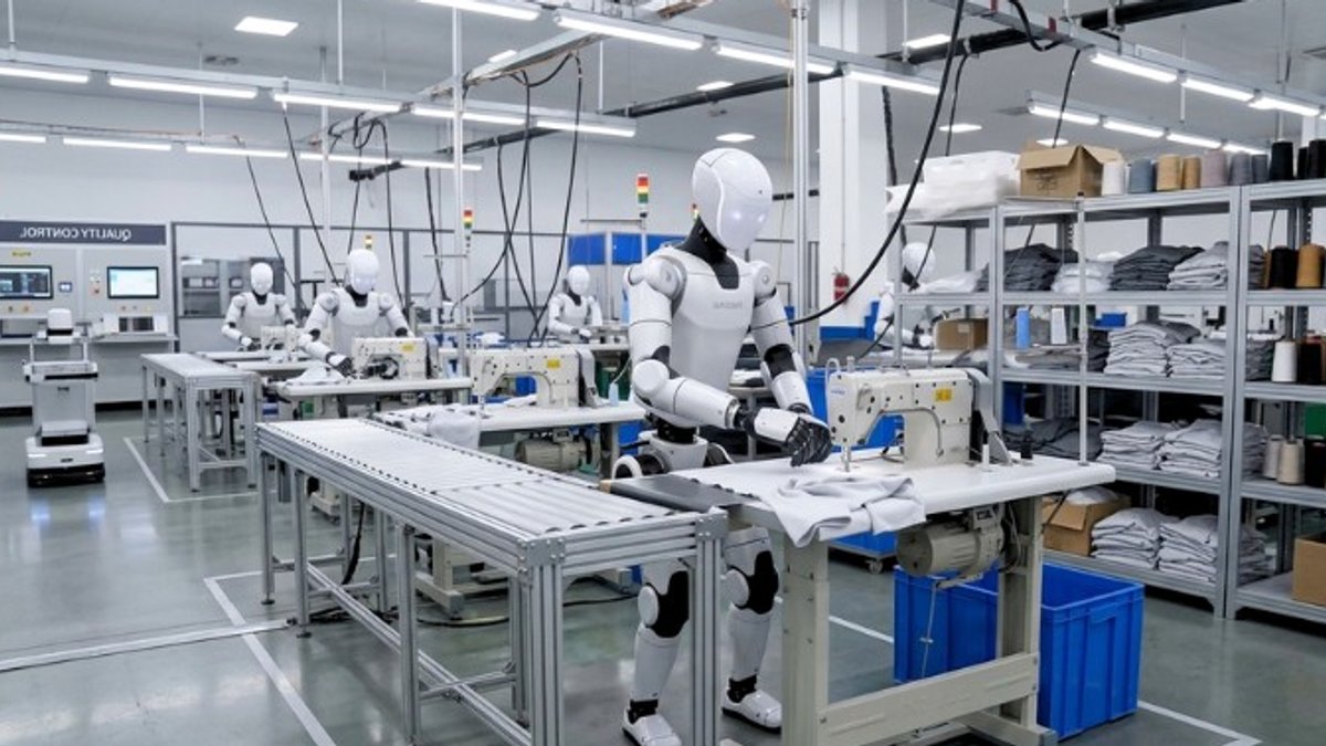 Sewing automation may not need humanoid robots Sewing Operation in Apparel Manufacturing.