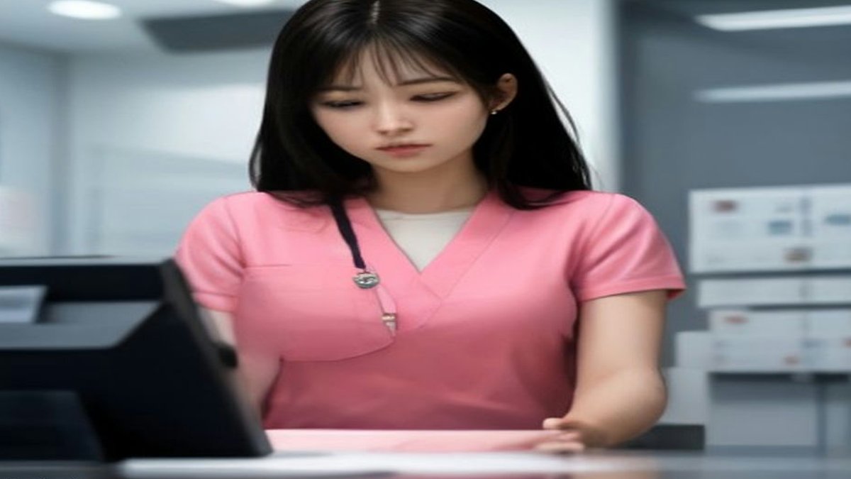 Hospitals Adopt Barcode System to Cut Medication Errors Nurse scanning medication barcode.