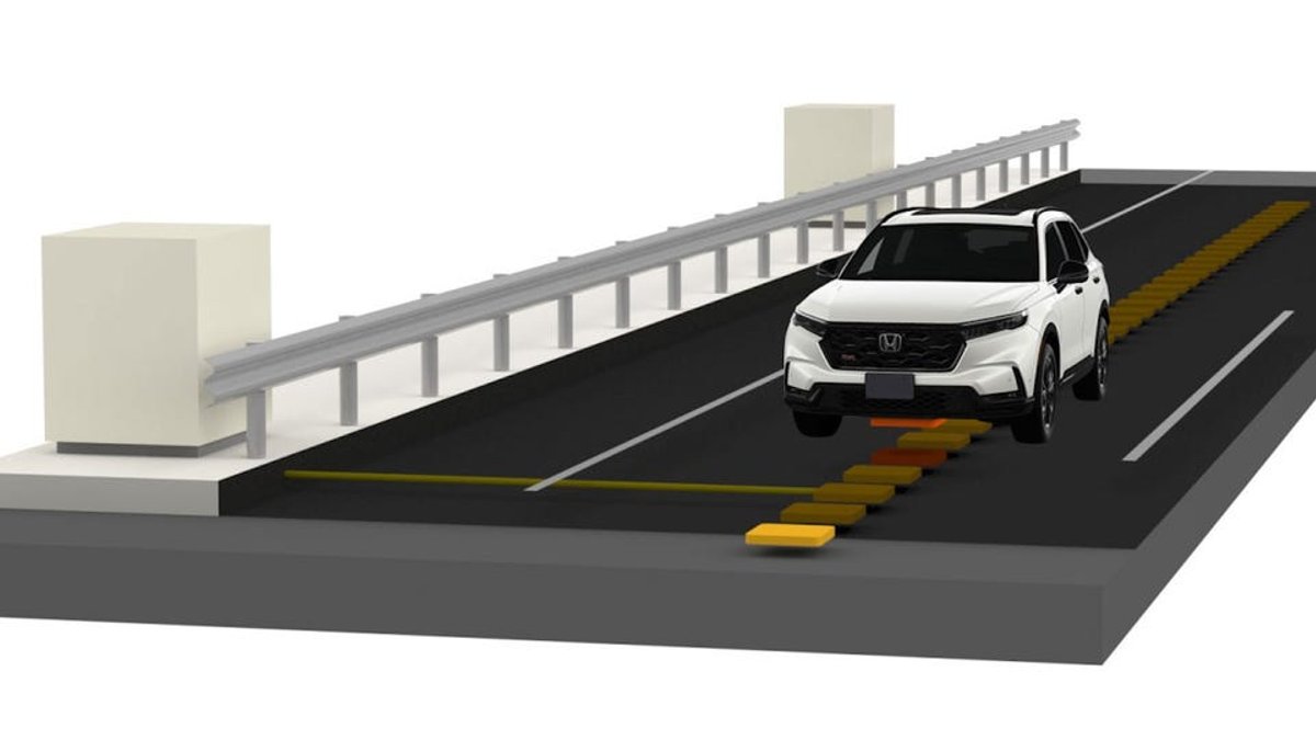 Honda tests induction charging on Japanese highway - induction charging