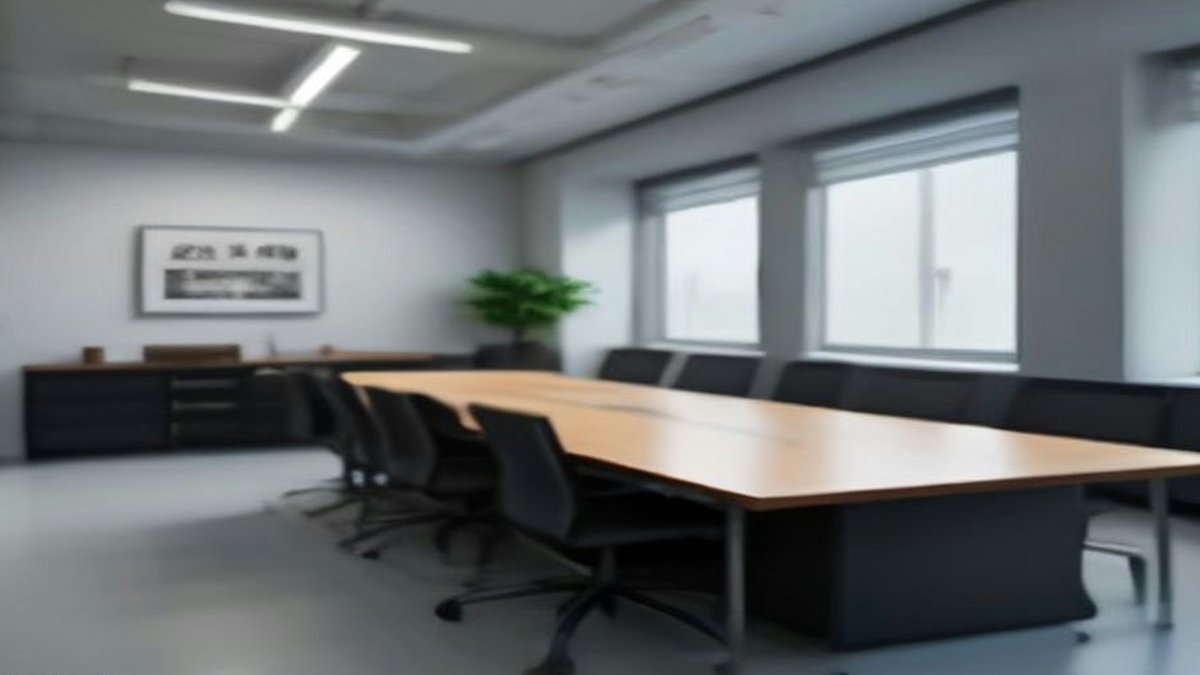 Social media marketing office.