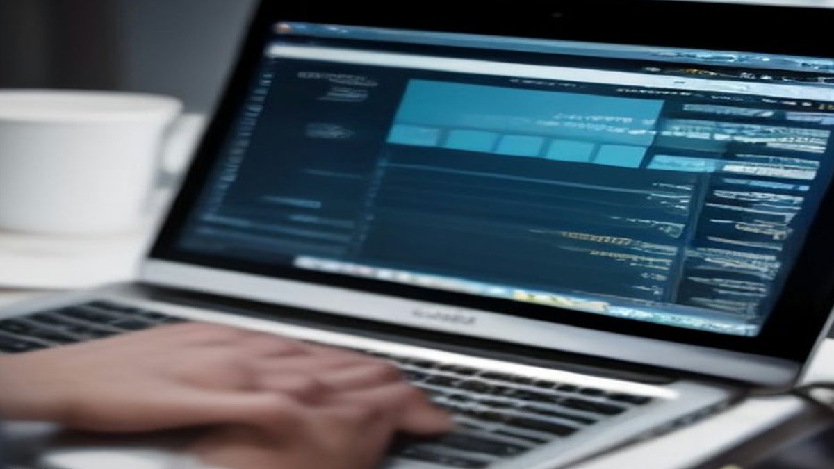Online trading platform interface.