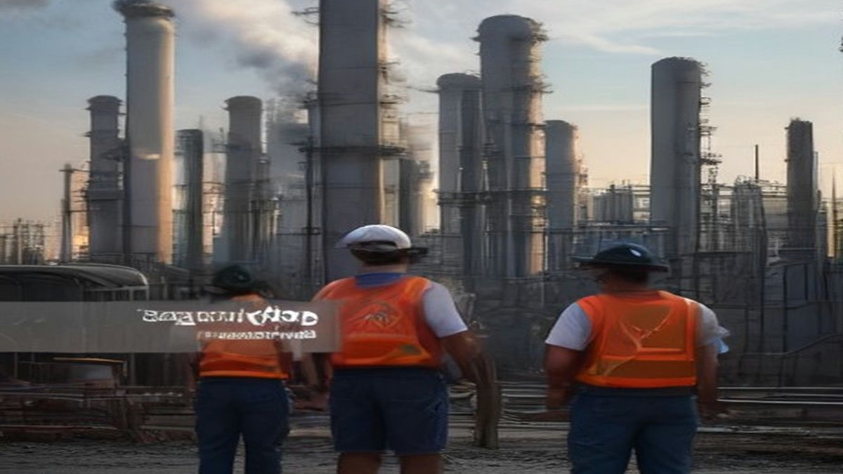 Dangote refinery seeks 10 million investors Oil refinery facility workers.