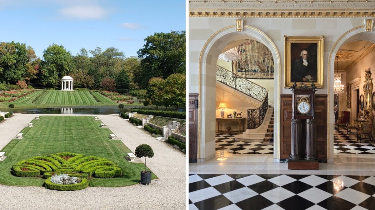 Delaware Mansion Features French Gardens - french gardens