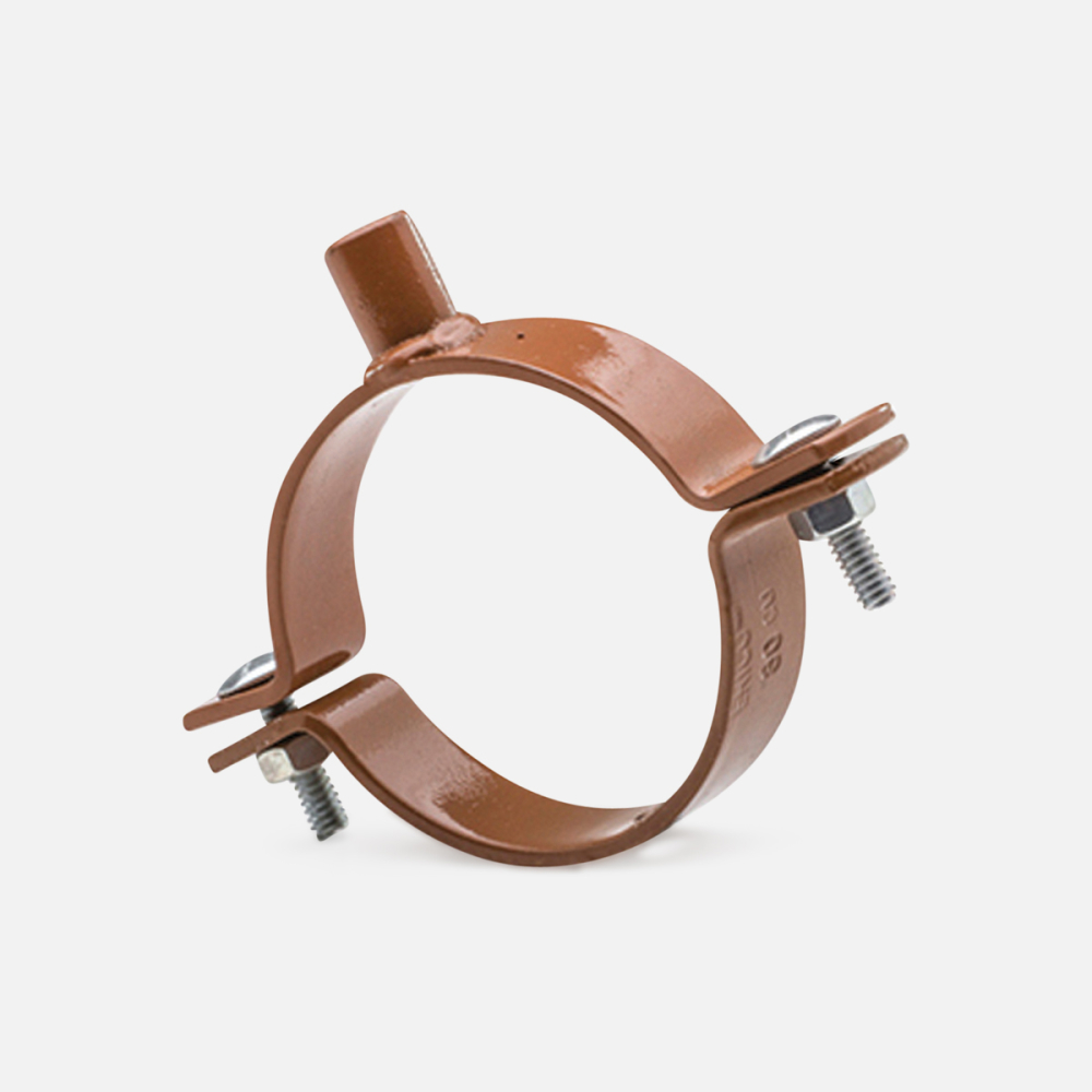 Copper Pipe Welded Nutclip Powder Coated Brown ACURA Group