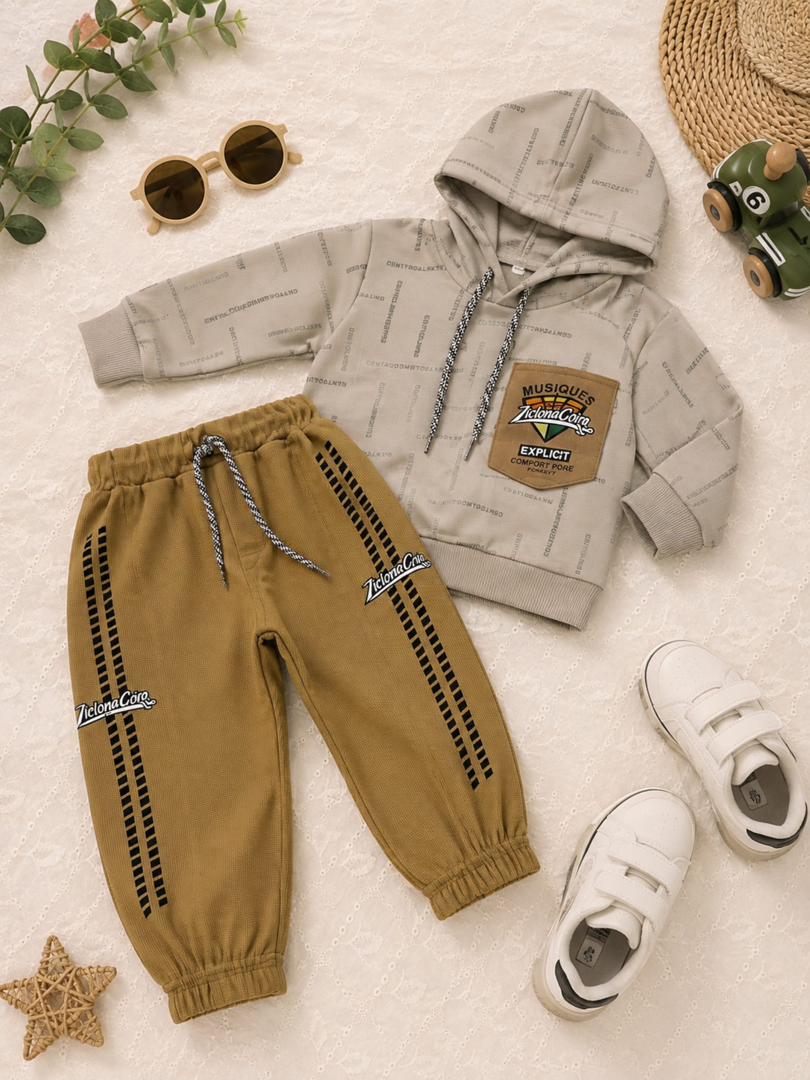 Urban Explorer Hooded 2-Piece Boys Jogger Set | Imported