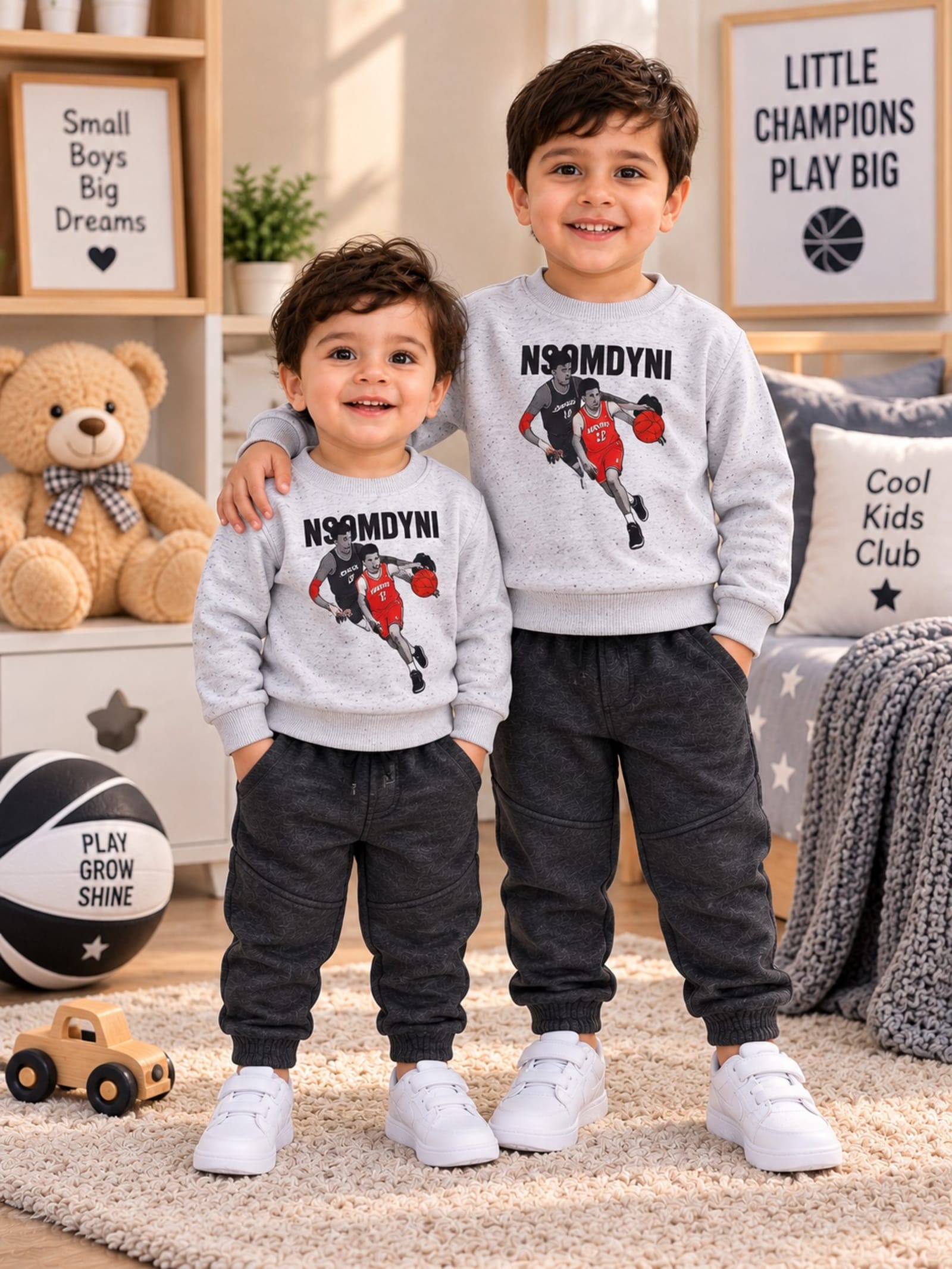 Urban Basketball 2-Piece Kids Winter Tracksuit Set alternate view