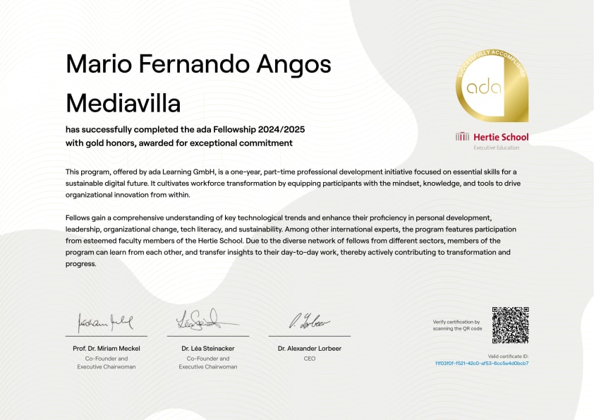 Certificate preview