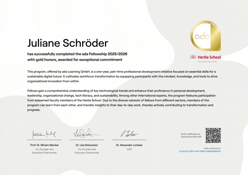 Certificate preview