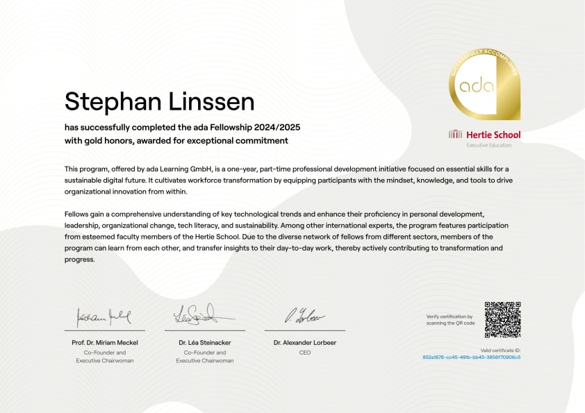 Certificate preview
