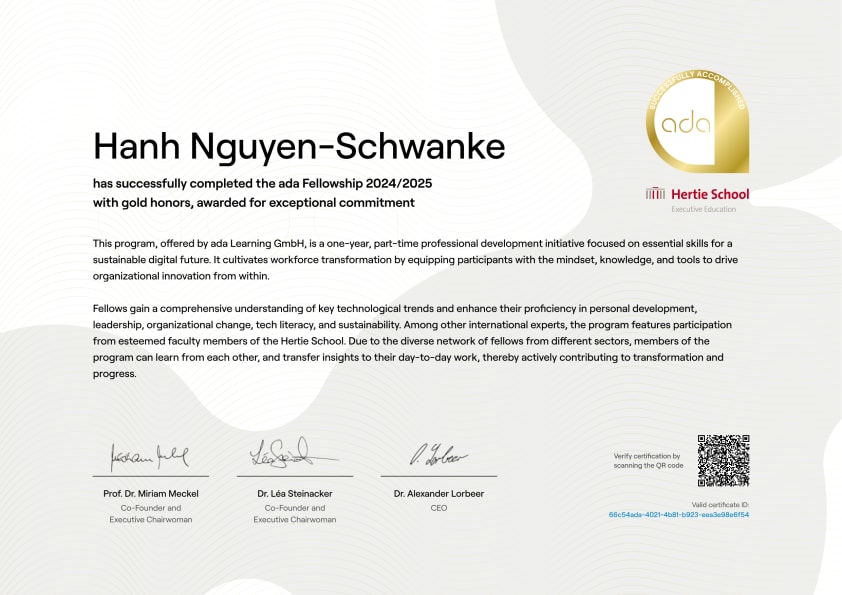 Certificate preview
