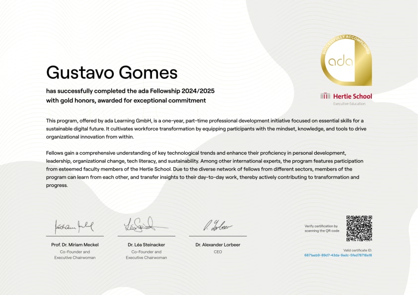 Certificate preview