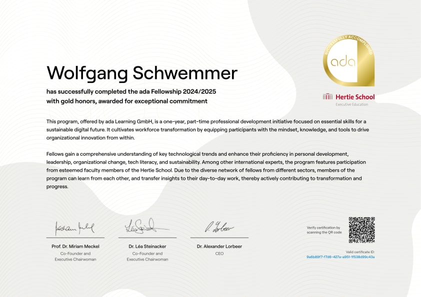 Certificate preview