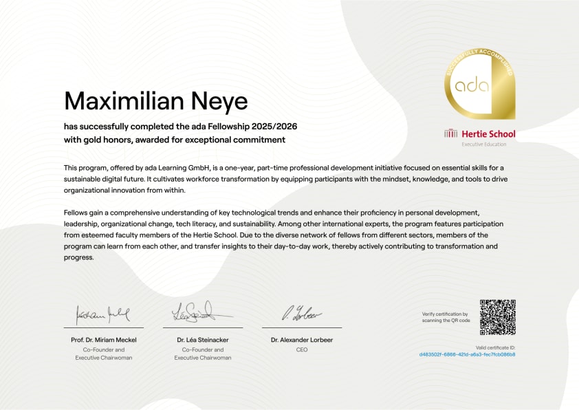 Certificate preview