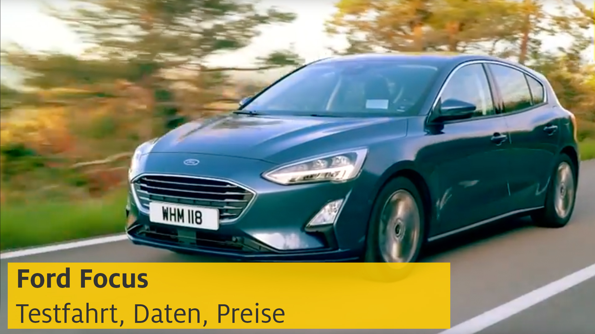 Ford Focus 2019 Test Crash Daten Video Adac