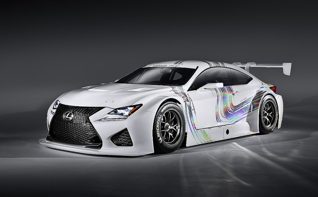 Lexus zeigt Bilder des neuen RC F GT3 Studie für GT3Sportwagen von