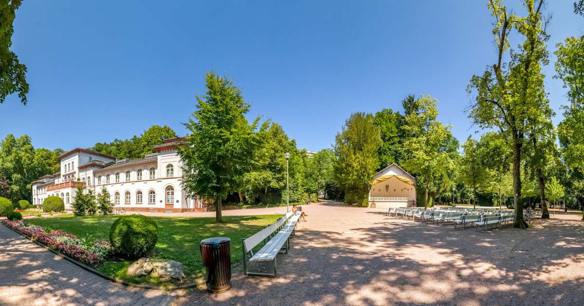 Schne Bad Soden Kurpark Bildnull