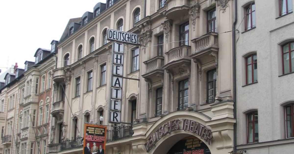 Elegantes Deutsches Theater Programm Munchen Bild