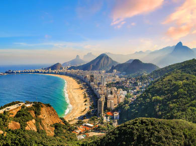 Copacabana Beach und Ipanema Beach