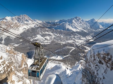 Cortina d'Ampezzo, Seilbahn Freccia nel Cielo