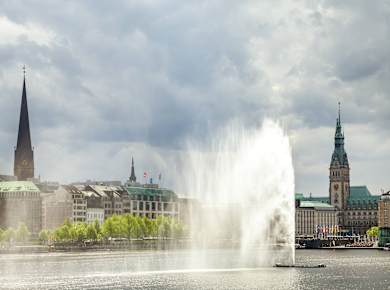 Hamburg, Alsterfontäne