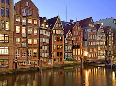 Hamburg, Deichstraße und Nikolaifleet