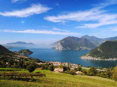 Lago d'Iseo mit Monte Isola