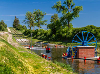 Ostróda, Oberländischer Kanal