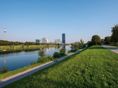 Wien, UNO-City und Donau City
