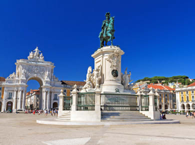Lissabon, Reiterstatue José I.
